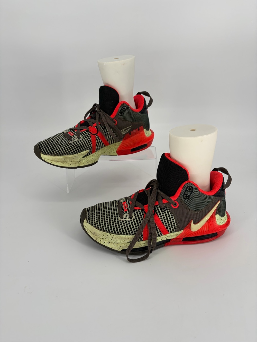 Nike Men's Performance Athletic Shoes in Black, Red, and Cream